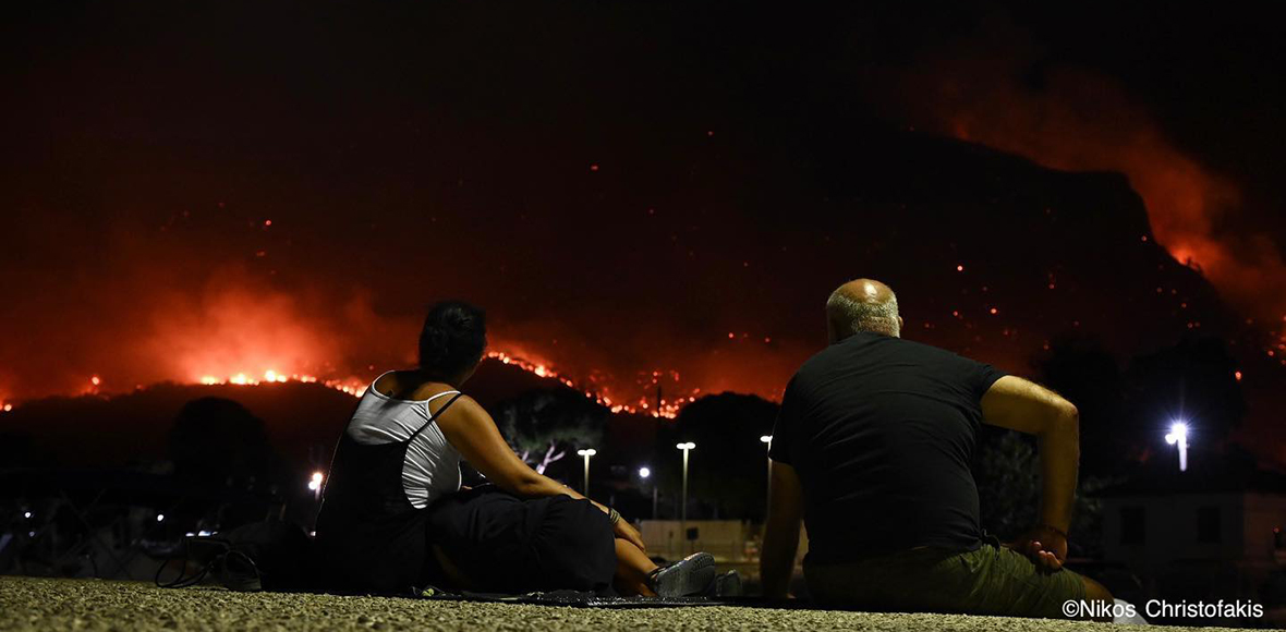 Το πέρασμα της πύρινης λαίλαπας από το Διακοπτό
